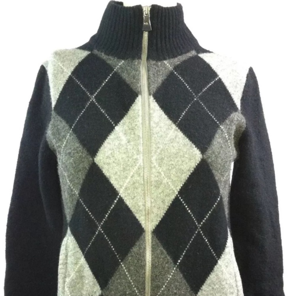 Express design studio argyle cardigan small